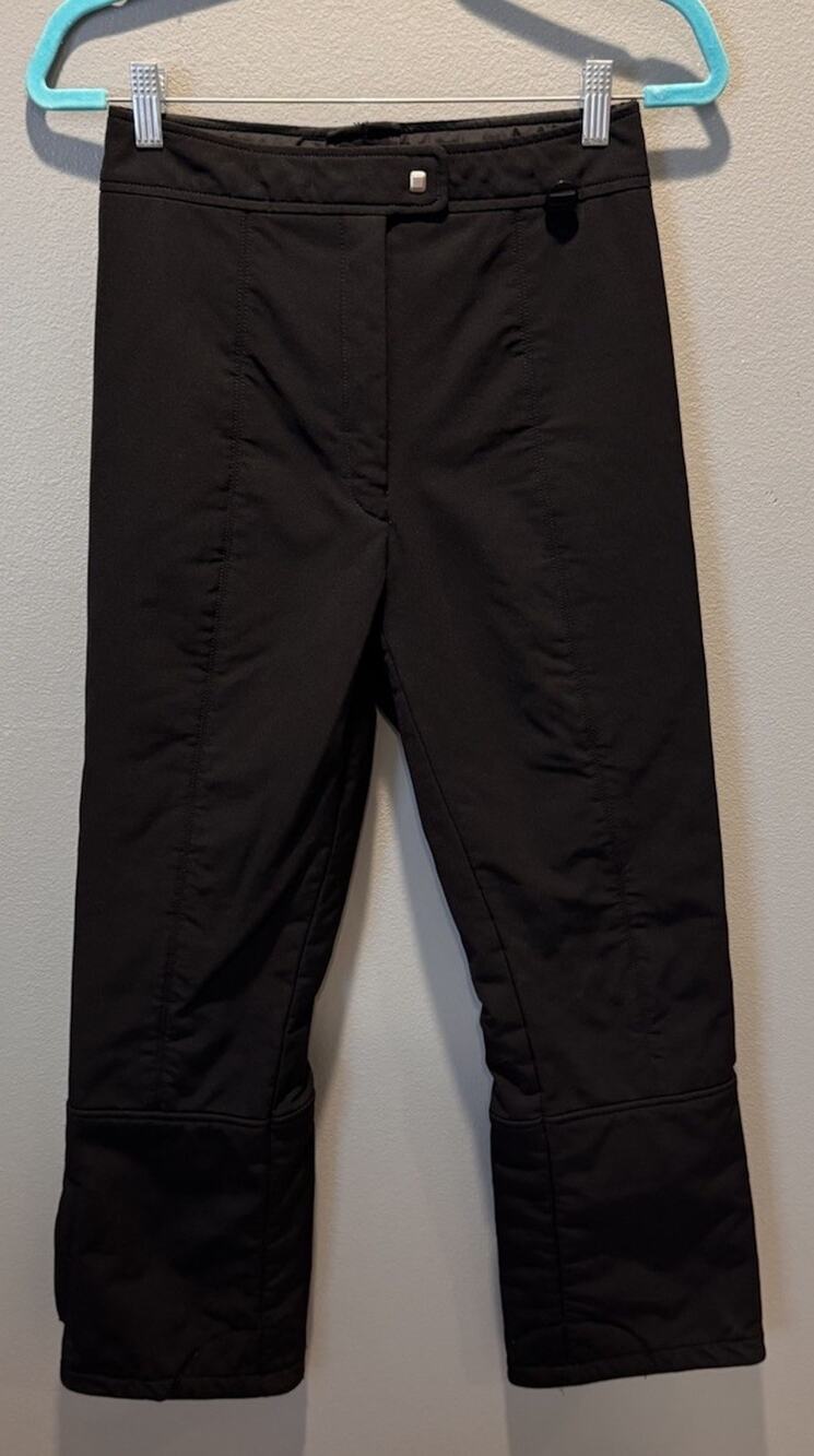 Vintage SKYR Women's Snow/Ski Pants Size 12L Black Made in Japan